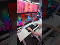 Epic Dual Curved PC Setup with 45" OLED 🔥👀 #GAMINGVIDEOS #PCGAMING #GAMINGPC #SETUP