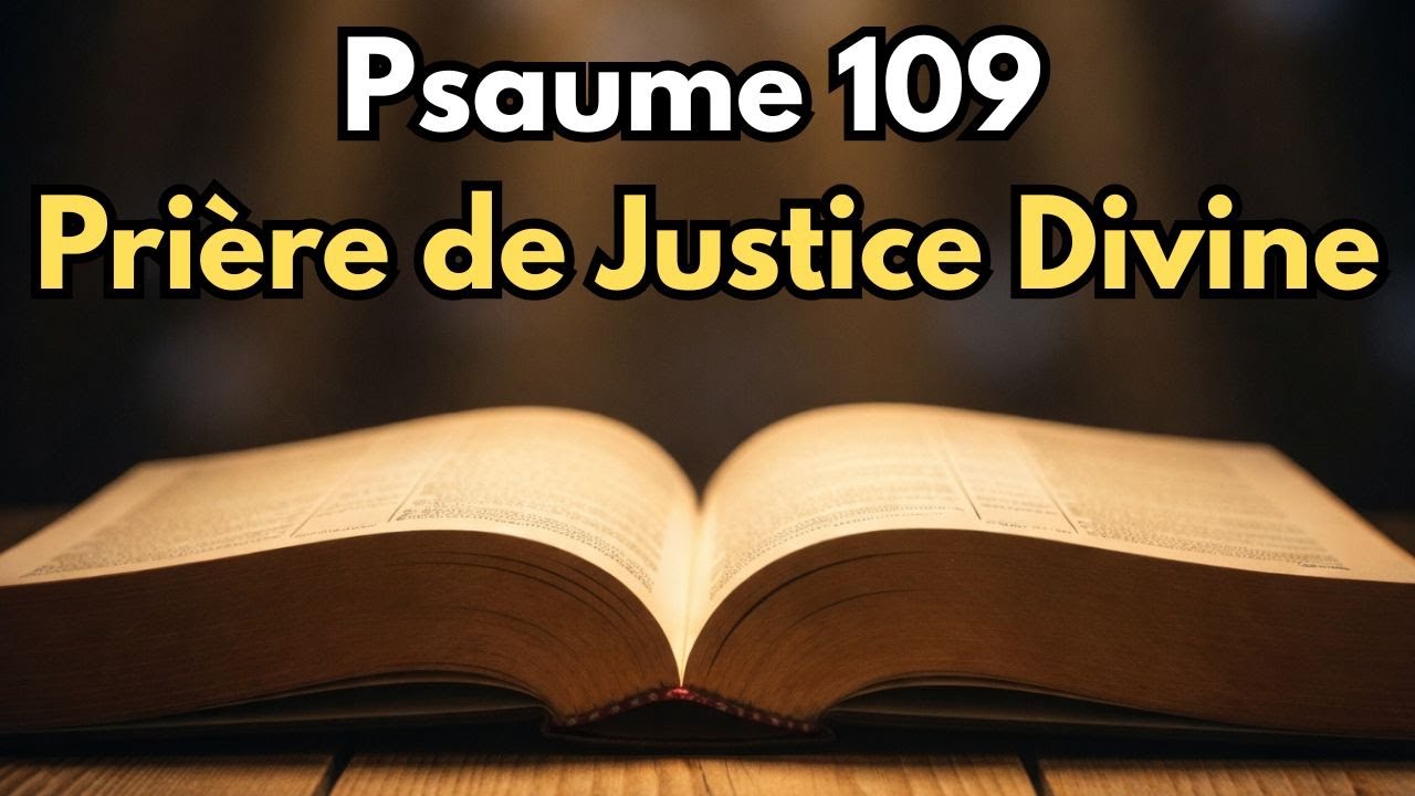 PSAUME 109 | PRIÈRE PUISSANTE DE JUSTICE DIVINE ET DE DÉLIVRANCE