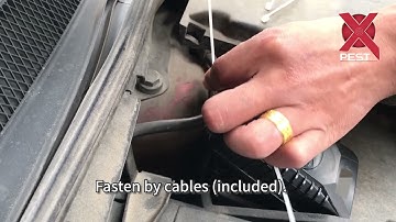 How to install Battery Operated Under hood Animal Repeller?