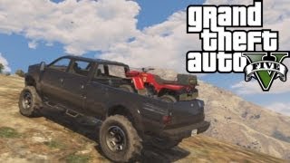 ★ GTA 5 - Hauling ATV Up Mountain | Off-Road 4x4(Watch my second attempt: https://www.youtube.com/watch?v=BJarGH_HUm0 Hauling the Giant Orange Ball in a truck: http://tinyurl.com/of5rg6v I had the idea of ..., 2013-09-27T00:30:59.000Z)