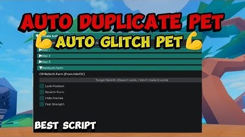 New Best Script Muscle legends Script | auto glitch pet  Dup pets best script Keyless