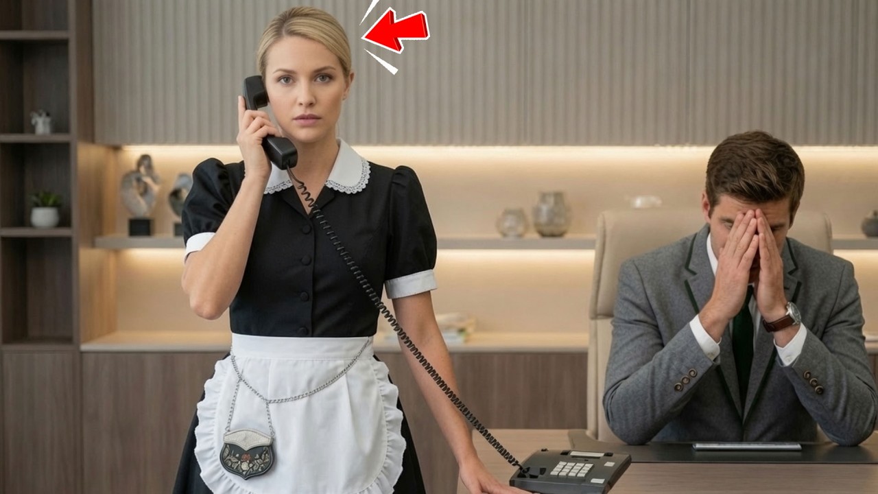 Ich stand mit dem Staubsauger in der Bibliothek, als mein Chef, ein mächtiger Milliardär, einen Anruf erhielt, der seine Firma in den Ruin trieb. Er verlor den größten Vertrag seiner Karriere –...