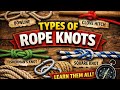 "Types of Rope Knots Everyone Should Know!" #knot #knottying #youtube