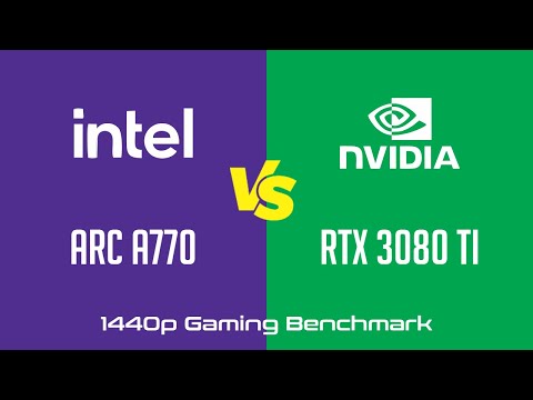 Intel Arc A770 vs nVidia GeForce RTX 3080 Ti - Gaming Benchmark (1440p)