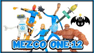 Mezco Toyz One:12 Collective Fantastic Four Action Figures Review.