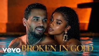 Chris Brown ft. Tyla - Broken In Gold (Official Video Lyrics 2026)