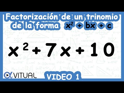 Factorizacion De Un Trinomio De La Forma X 2 Bx C Youtube