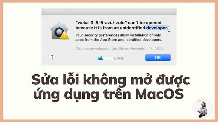 Hướng dẫn sửa lỗi không mở được ứng dụng trên MacOS