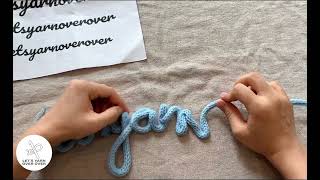 DIY Wired Art Name with Automatic Caydo iCord Knitting Machine 🧶 | Free Fonts + Easy Tutorial!