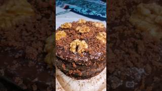 chocolate truffle cake recipe/how to make chocolate cake/chocolate ganache without cream/ytshorts