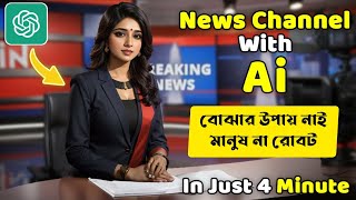 How to create a news channel with AI | AI news video generator | AI Lip Sync | developer abdullah 