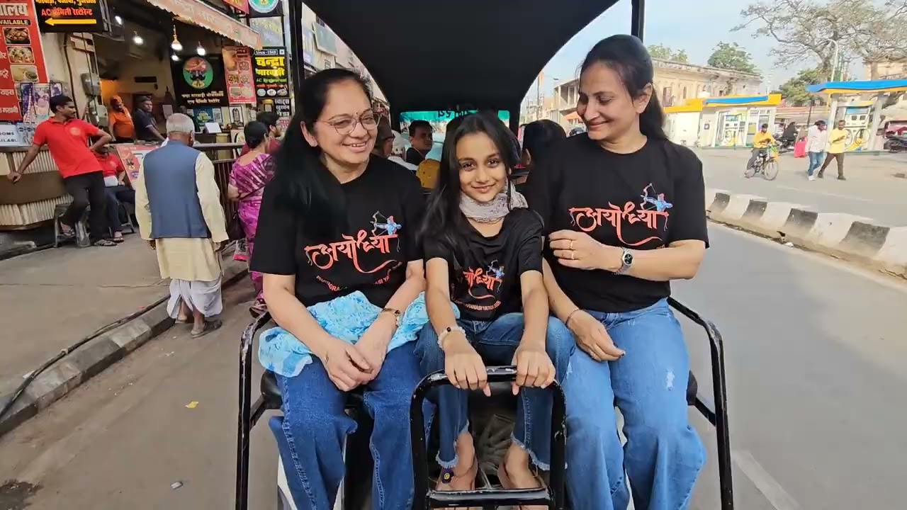 #ayodhya|અયોધ્યા માં મંદિરો ના દર્શન સાથે ફૂડ ટૂર ની મોજ |Day -1|Vlog-307