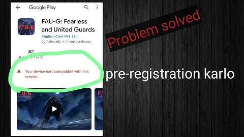 faug registration problem solve | faug pre registration problem solve | faug registration | FOG