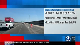 FIRST ALERT TRAFFIC: Gold Star Bridge I-95 lane changes begin this weekend