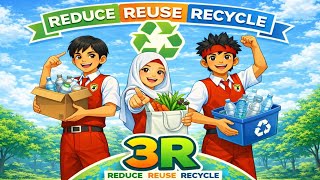 Lagu 3R Reduce Reuse Recycle | Animasi Edukasi Lingkungan untuk Anak