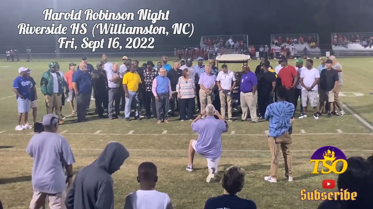 HAROLD ROBINSON NIGHT AT RIVERSIDE HIGH SCHOOL WILLIAMSTON, NC HROB