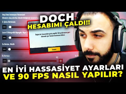 DOCH HESABIMI ÇALDI!! (EN İYİ HASSASİYET AYARLARIM VE 90 FPS YAPMA!!) | PUBG MOBILE