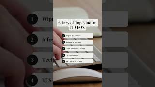 Salary of Top 5 Indian IT CEOs shorts viral shorts  corporate stockmarket trending india