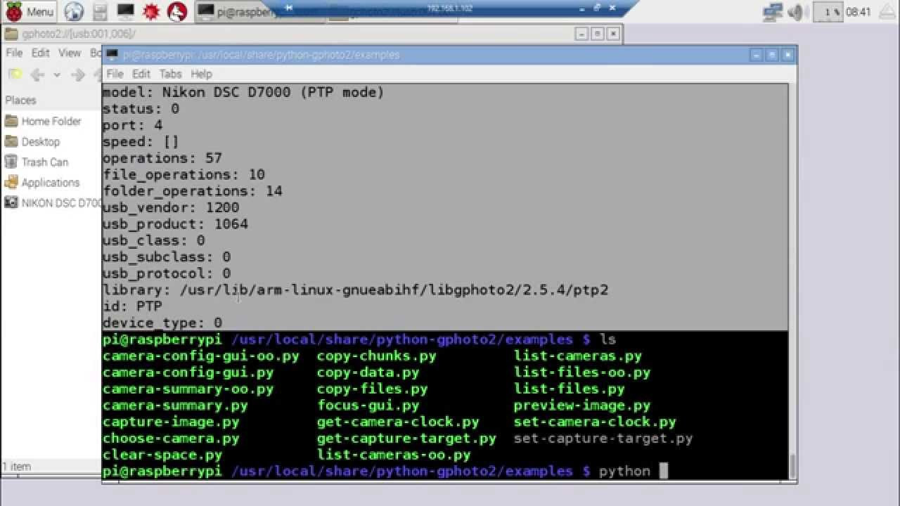 python-gphoto2 run on Raspberry Pi 2/Raspbian Jessie - Fail with Segmentation fault