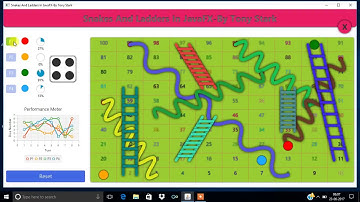 Snake And Ladder Game Using Java FX