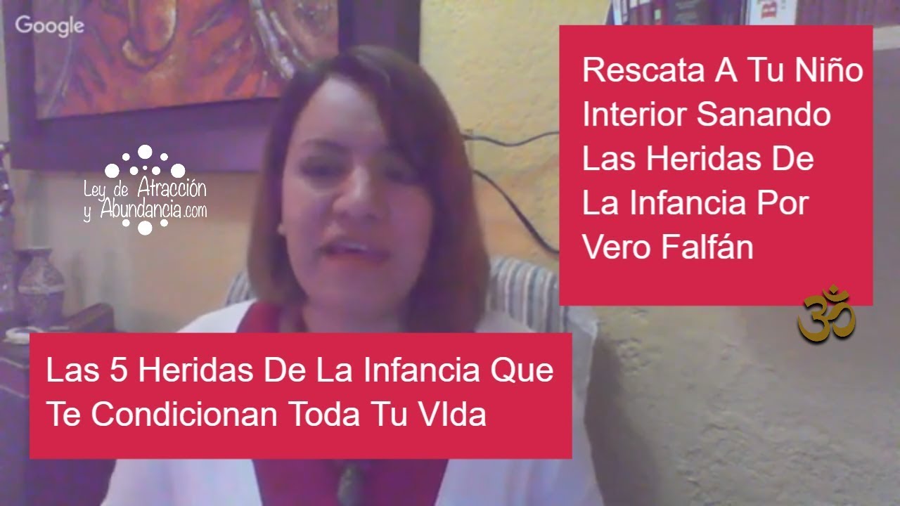 hangouts on air august 1 Rescata A Tu Niño Interior Sanando Las Heridas De La Infancia Por Vero Falfán