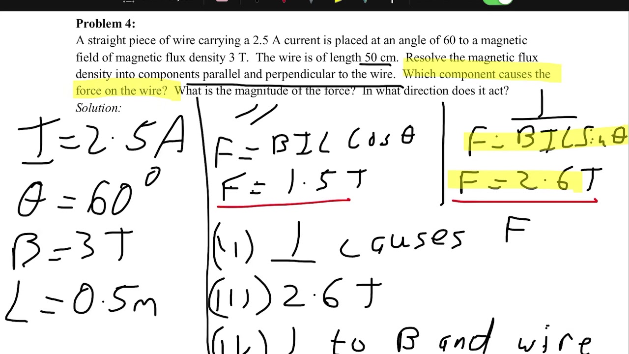 Correction to topic 26 problem 4 - YouTube