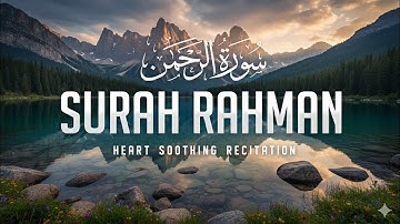 سورة الرحمن | تلاوة هادئة تبعث الطمأنينة في النفس | Soothing, Emotional & Powerful Quran