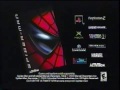 Spiderman the game commercial movie 2002 spiderman xbox ps2 game