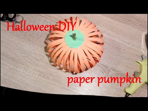 Video: Halloween Papírová Dýně: Technika