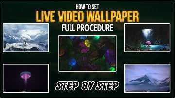 How to Set Live Video Wallpaper on Desktop Screen in PC | A step by step Guide