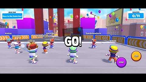 Bibi World//Fall Guys 2.0 Mobile Version!!(Short Gameplay🎮)OnePlus 8T