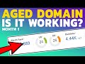 FAST BLOG GROWTH ON AGED DOMAIN? - MONTH 1 PASSIVE INCOME