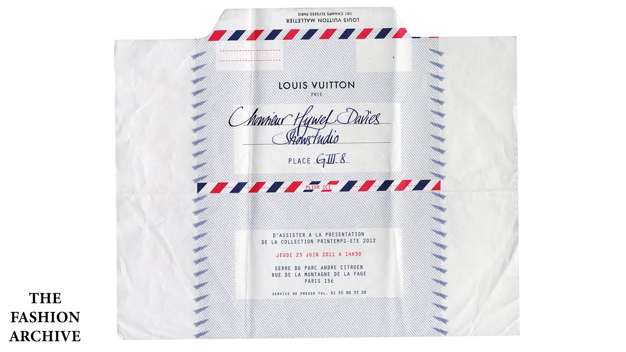 louis vuitton show invitation