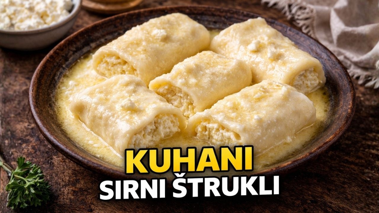 Kuhani Sirni Štrukli – Tradicionalno Slovensko Jelo | Balkan classic