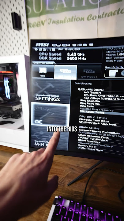 Did You Know About This MSI Bios Setting? #pcgaming #shorts