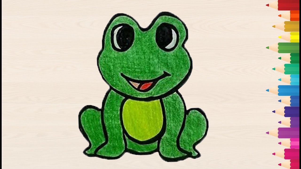 How To Draw A Frog For Kids Step By Step