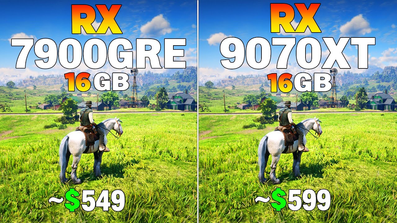 RX 7900 GRE vs RX 9070 XT - Test in 8 Games