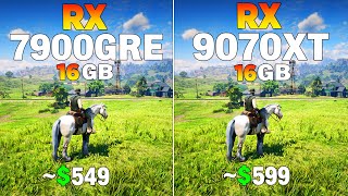 RX 7900 GRE vs RX 9070 XT - Test in 8 Games