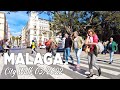 Malaga spain walking tour in march 2022  costa del sol 4k