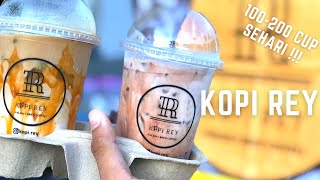 KOPI REY | niaga part time je 100-200 cup sehari !!! | Malaysia street food