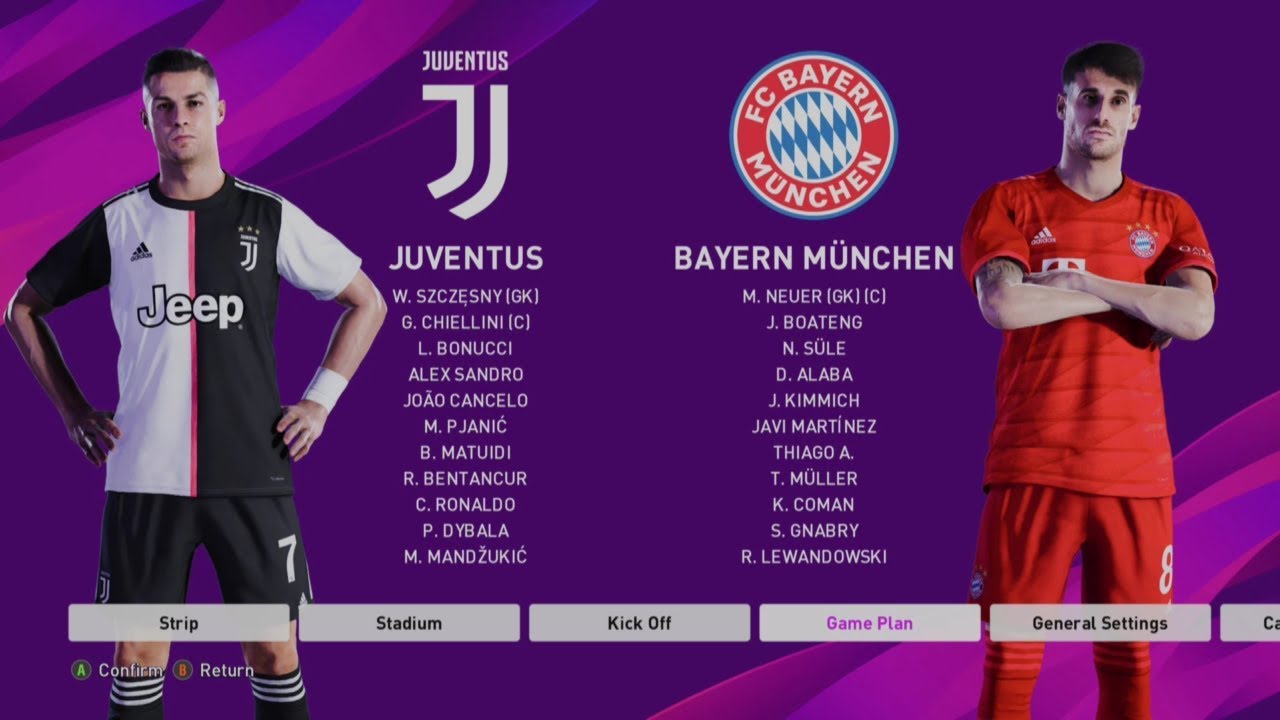 PES 2020 (demo) Juventus v Bayern Munich gameplay | Xbox One X (4k