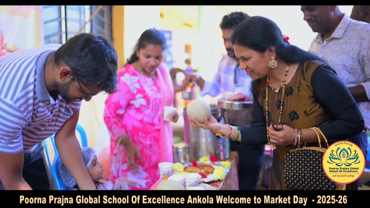 A vibrant glimpse of Market Day at Poorna Prajna Global School of Excellence ✨