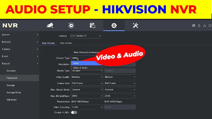 How to setup Audio in Hikvision NVR on GUI interface - DayDayNews