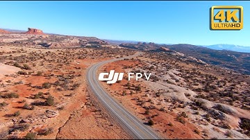 Moab in Utah, Dji Fpv Drone, 4K Video, Relaxing with Amazing Nature [4K]