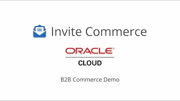 Invite Commerce eCommerce for Oracle Cloud