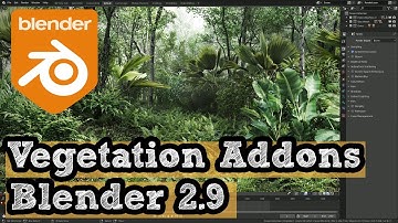 Blender Grass, Plants and Trees Addons/Asset packs