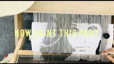 How to weave part 2| wrap painting| weaving lessons