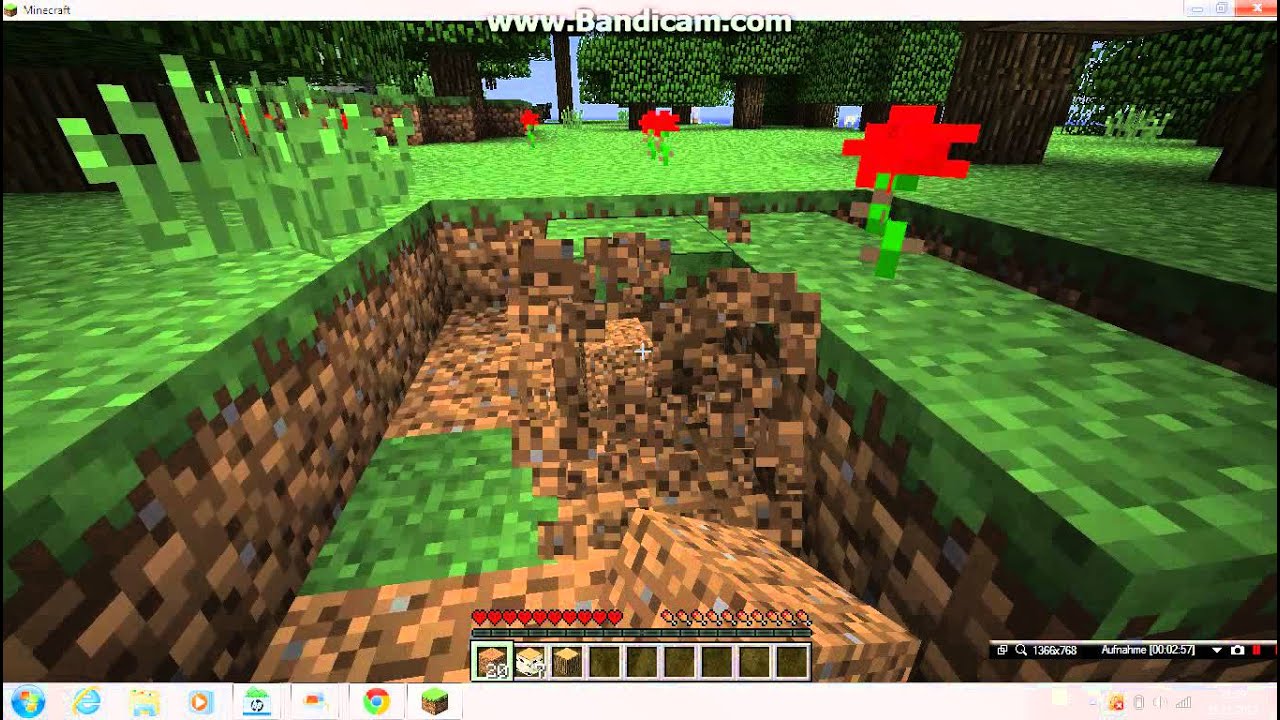 Lets play Minecraft part 1: der Anfang - YouTube