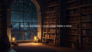 Midnight in the Enchanted Bookshop | Cozy Fantasy Ambience + Magic Sounds + Candlelight screenshot 1