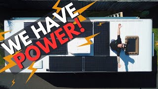 Off grid caravan battery system to travel Australia / Our new 12volt system!